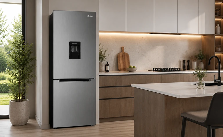 یخچال پایین فریزر جیپلاس مدل GRF-R3119S