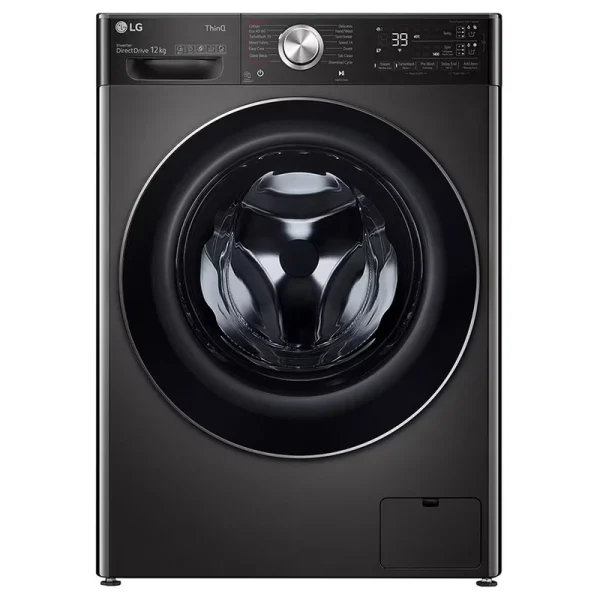 ماشین لباسشویی 12 کیلوگرم اتوماتیک ال جی مشکی رنگ مدل F4V9BWP2EE