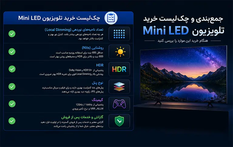 آیا تلویزیون Mini LED ارزش خرید دارد؟