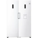 یخچال فریزر دوقلو ال جی استیل مدل GC-F411EQDM و GC-B414EQFM
