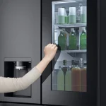 یخچال ساید بای ساید پنج درب ال جی مشکی مدل GR-X33FFCRL - Image 5