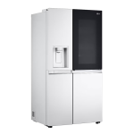 یخچال ساید بای ساید سه درب ال جی سفید مدل GCX-287TNW