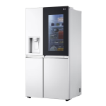 یخچال ساید بای ساید سه درب ال جی سفید مدل GCX-287TNW