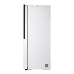 یخچال ساید بای ساید سه درب ال جی سفید مدل GCX-287TNW