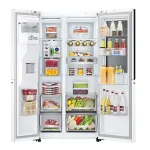یخچال ساید بای ساید سه درب ال جی سفید مدل GCX-287TNW