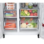 یخچال ساید بای ساید سه درب ال جی سفید مدل GCX-287TNW