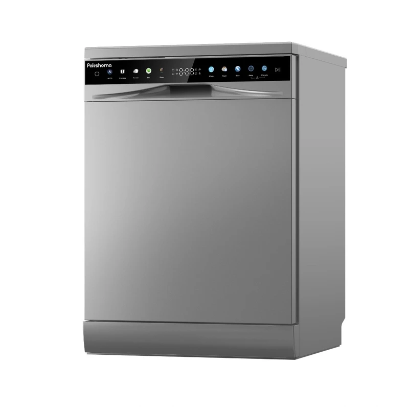 ماشین ظرفشویی پاکشوما ۱۵ نفره سری Fountain تیتانیومی مدل F54X