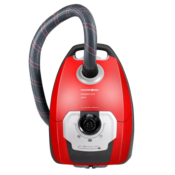 جاروبرقی ۲۵۰۰ وات پاکشوما سری Dusseldorf قرمز مدل PVC5125R