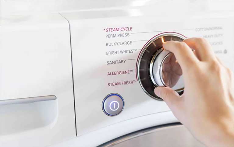 کاهش چروک لباس با قابلیت Steam در ماشین لباسشویی