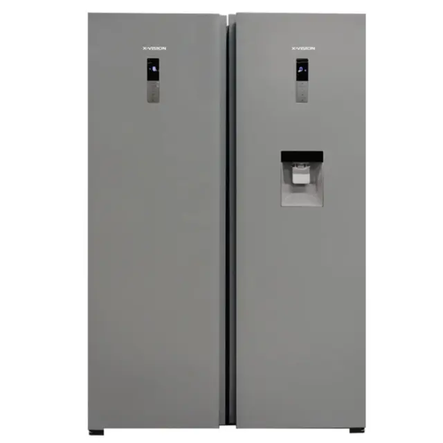 یخچال و فریزر دوقلو ایکس ویژن مدل KTR630/KTF630-ASD نقره ای